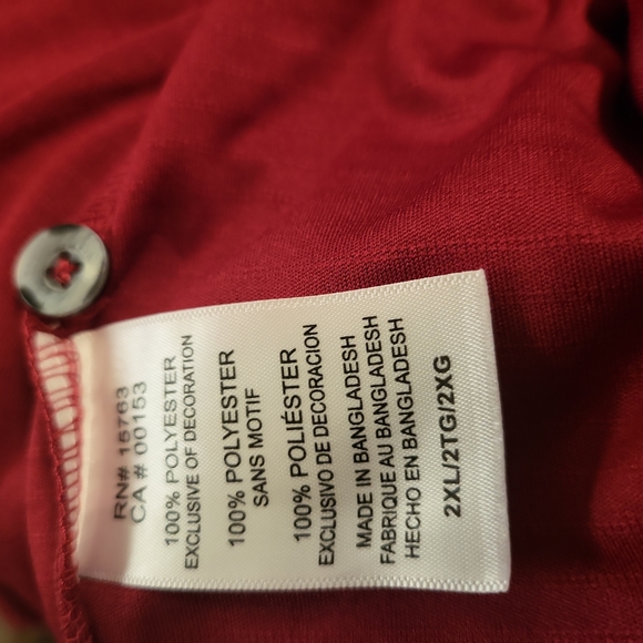 Arkansas Razorback Men's Polo Shirt with the Razorback Hog Logo Size: 2XL - Picture 12 of 12